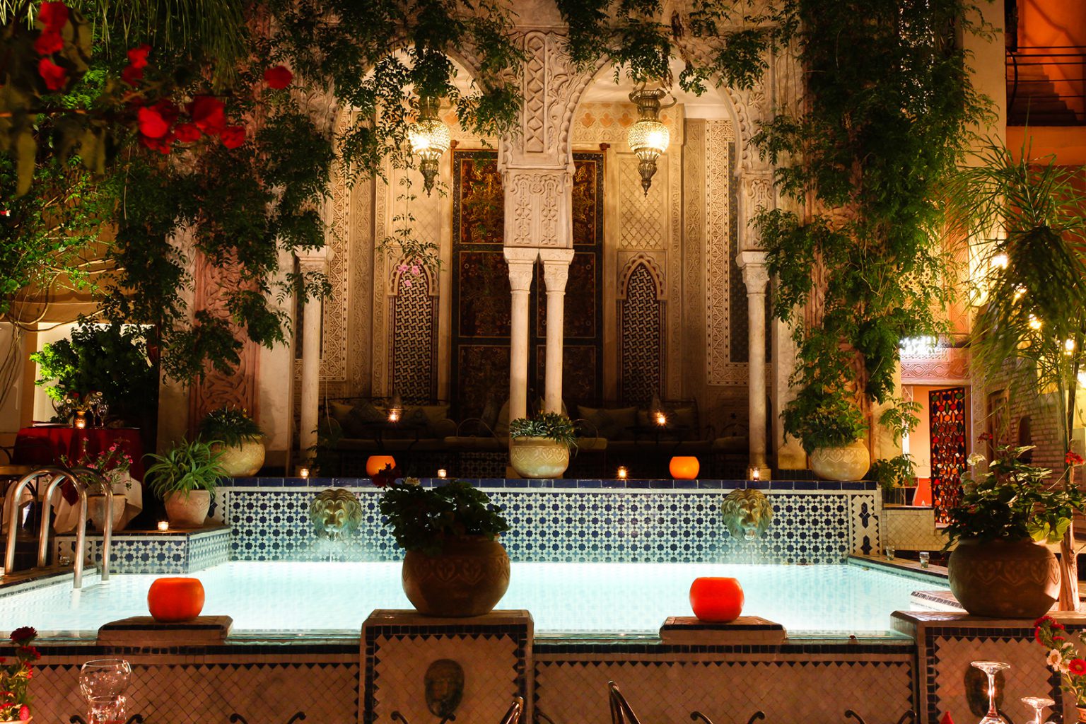 Piscine hôtel au Maroc